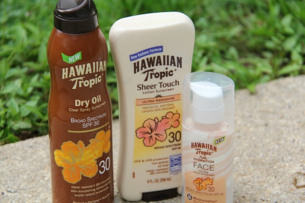 Hawaiian Tropic Sunscreen In My Travel Bag