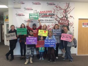 We completed the room and we escaped. The Amazing Escape Room in CHerry Hill, NJ