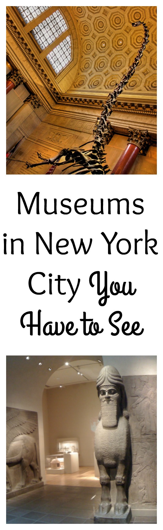 Heading to New York City? Among other things, New York City is known for its museums. There are a lot of museums in New York City.