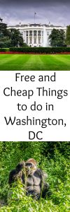 Traveling to the nation's capital doesn't have to be expensive. Here are some free and cheap things to do in Washington, DC.